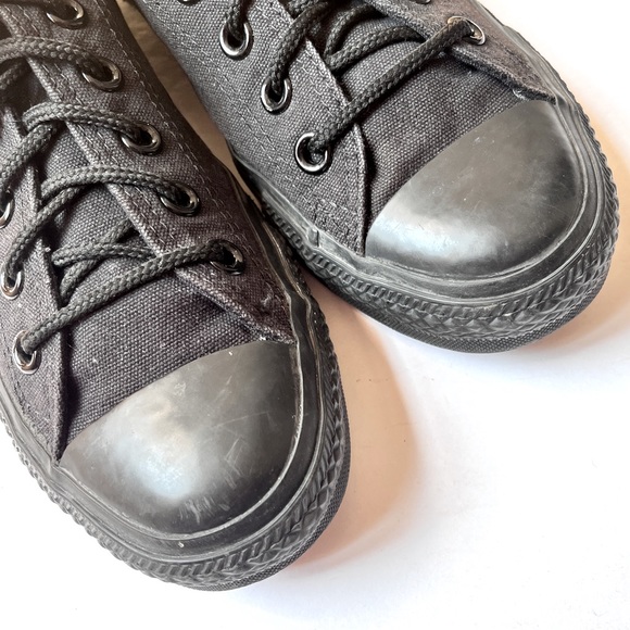 Women’s Converse All Star Chuck Taylor Black Low Top Size 8 Men’s Size 6 - Picture 4 of 9